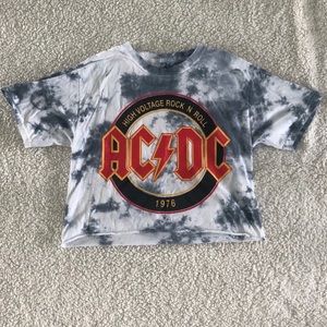 AC/DC Cropped Shirt